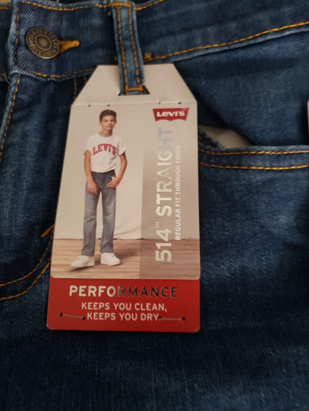 Levis Performance 514 Straight Jeans - Picture 3 of 11